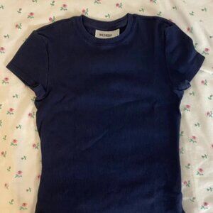 Dark blue weekdays top